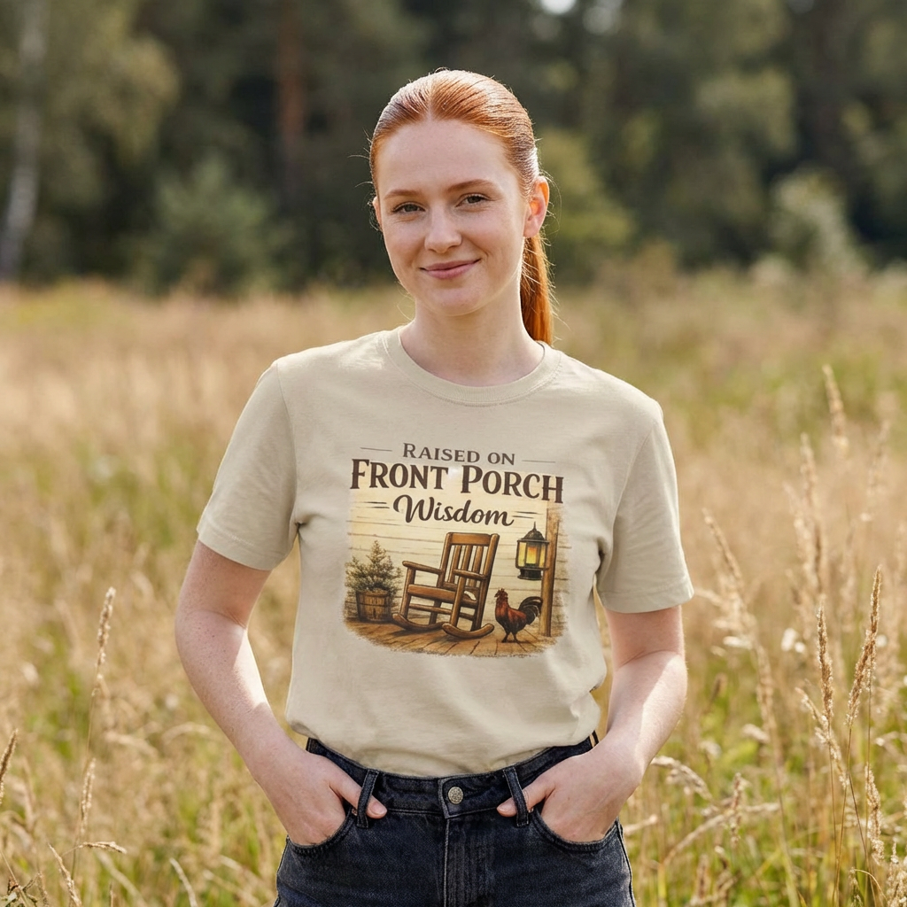 Raised on Front Porch Wisdom T-Shirt