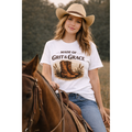 Made of Grit & Grace Cowboy Boots T-Shirt