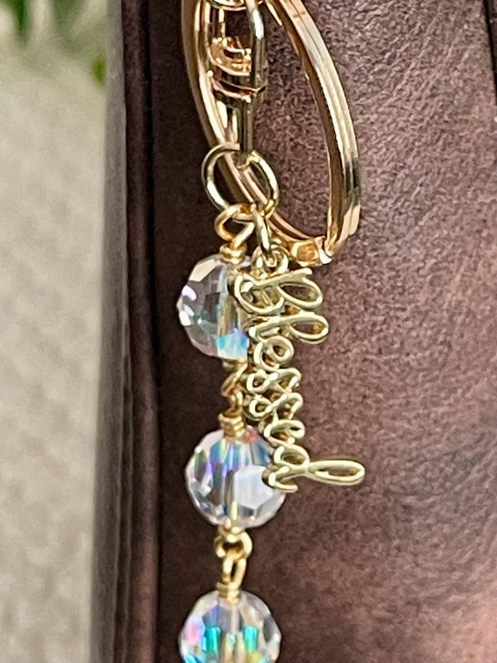 Bag Clip Rosary / Faith Keychain / Devotional Charm