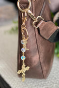 Bag Clip Rosary / Faith Keychain / Devotional Charm